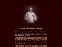 Tablet Screenshot of divinemercy.com