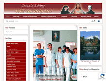 Tablet Screenshot of divinemercy.org